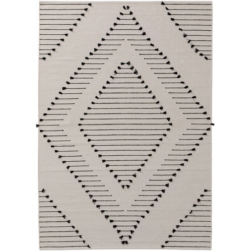 Tapis En Coton Bo Ivory 160x230 Cm - Tapis Style Berbère
