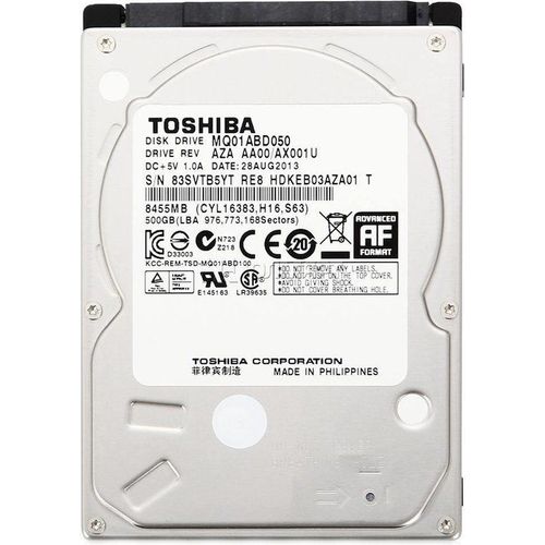 Toshiba Mq01abd050 Disque dur 500 Go interne sata