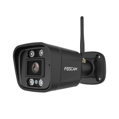 Caméra Wifi extérieur avec spots et sirène - V5P Noir