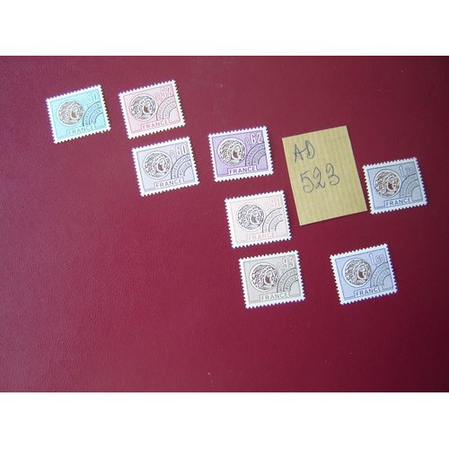 Ad 523 / Lot Timbres France Neufs Sans Trace De Charnière*Preobliteres N°138 À145 * 1976