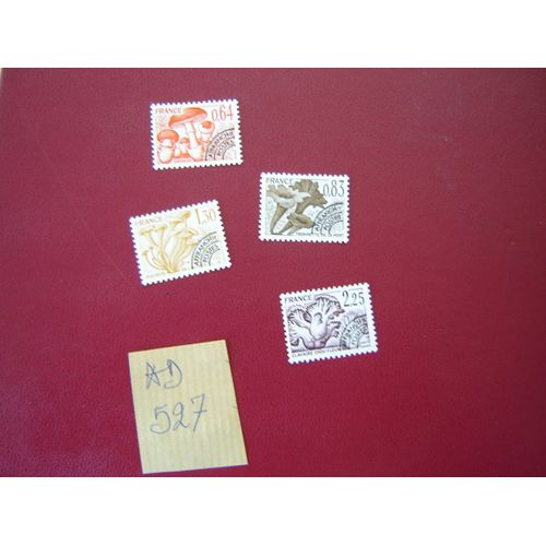 Ad 527 / Lot Timbres France Neufs Sans Trace De Charnière*Preobliteres N°158 À161 * 1979