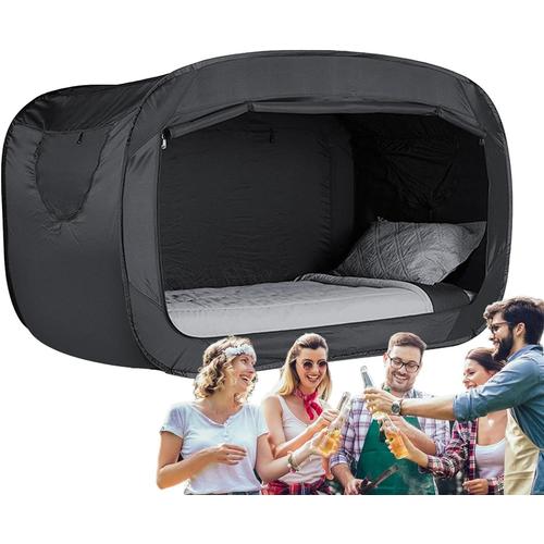 Noir Privacy Warm Breathable Pop Up Bunk Twin Tent | Pop Up Privacy Tent For Twin Bed,Pop Up Privacy Tent For Indoor Use Bed Canopy For Sleeping Bed Tent Double Door With Mosquitoss Mesh Window