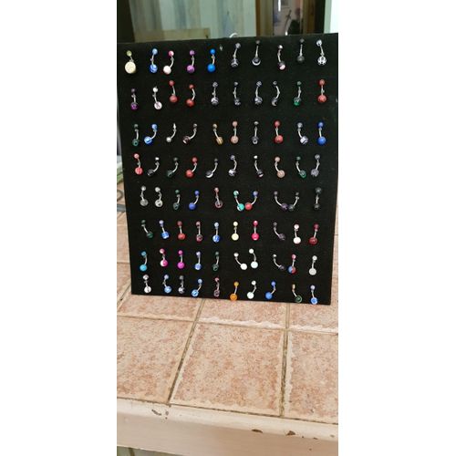 Planche De 80 Piercing Nombril