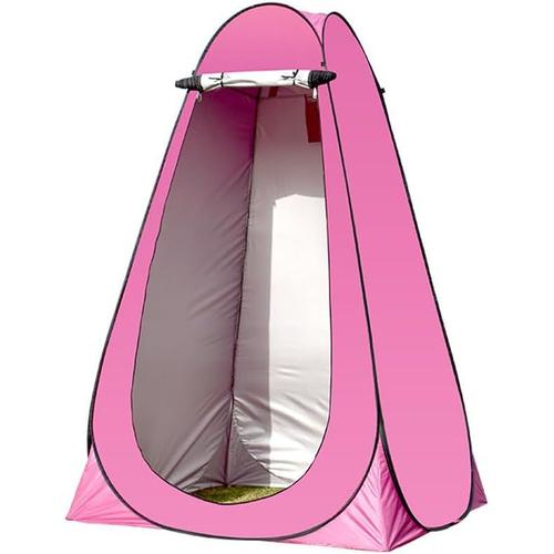 Rose Red Tente De Confidentialité Pop-Up, Tente De Douche, Camping En Plein Air, Salle De Bain, Toilettes, Tente À Langer Portable