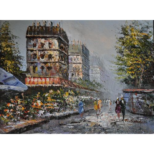 Rue De Paris Dans La Brume