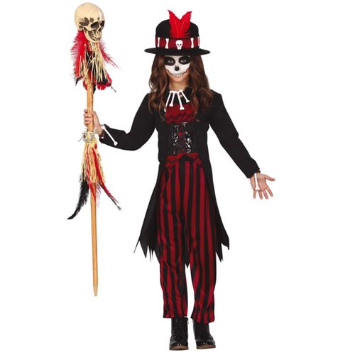 Déguisement Vaudoo Mystique Fille - Taille: 10 À 12 Ans (142-148 Cm)