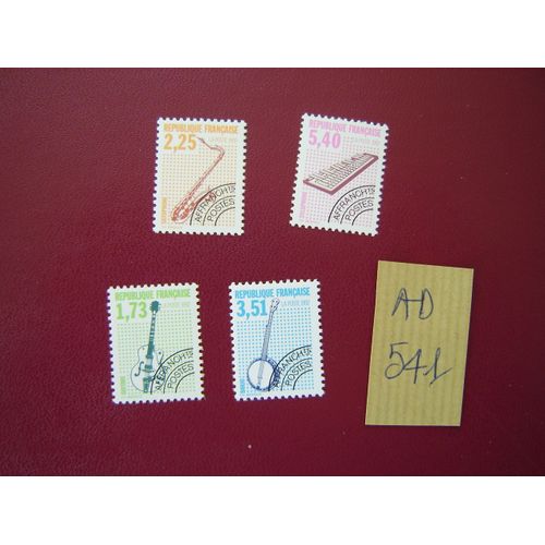 Ad 541 / Lot Timbres France Neufs Sans Trace De Charnière*Preobliteres N°224 À 227 * 1992