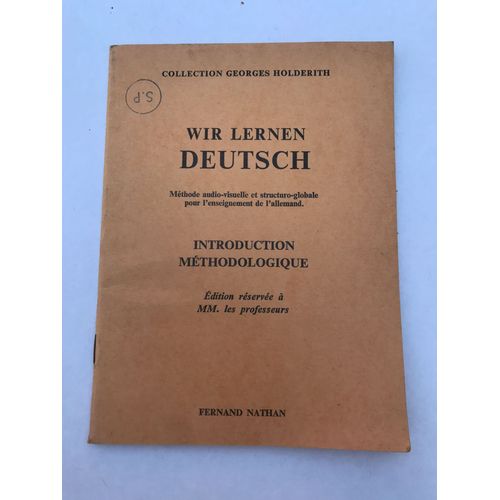 Wir Lernen Deutsch Introduction Metodologique