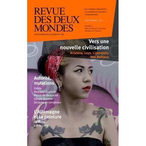 Revue Des Deux Mondes Septembre 2013