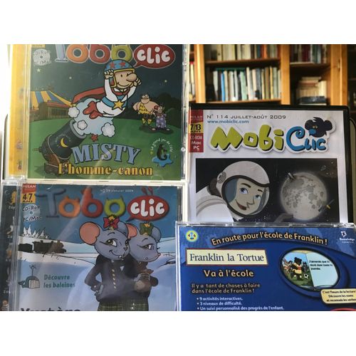 Lot Toboclic/Mobiclic Jeux Pc/Mac