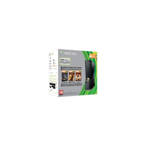 Xbox 360 250 Go Extreme Value Bundle Gow2 + Halo + Fable 3