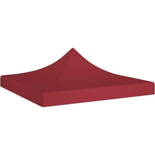 Gazebo Top Cover Remplacement, Gazebo Canopy Tente Toit De Remplacement Abri Pare-Soleil Extérieur Toit De Tente De Fête 3x3 M Bordeaux 270 G/M ?3076466031