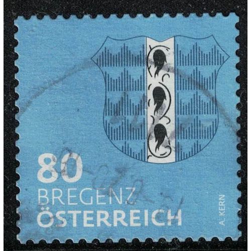 Autriche 2018 Oblitéré Used Blason De Bregenz Coat Of Arms Su