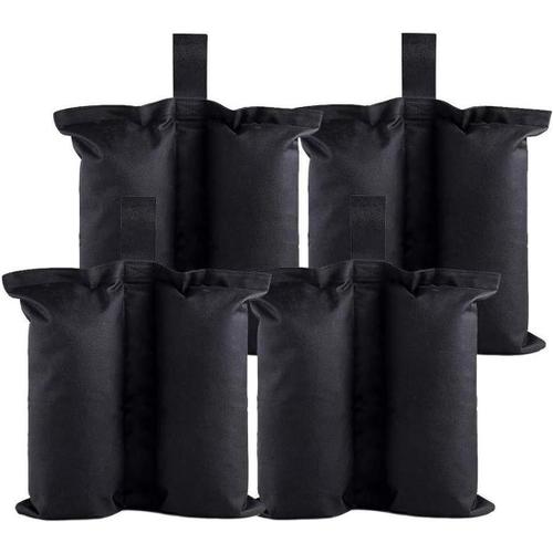 Lot De 4 Sacs De Lestage Pour Tonnelle (40 Kg) 800d Très Résistants Pour Auvent De Jardin, Abri Solaire Instantané, Auvent, Parasol De Terrasse