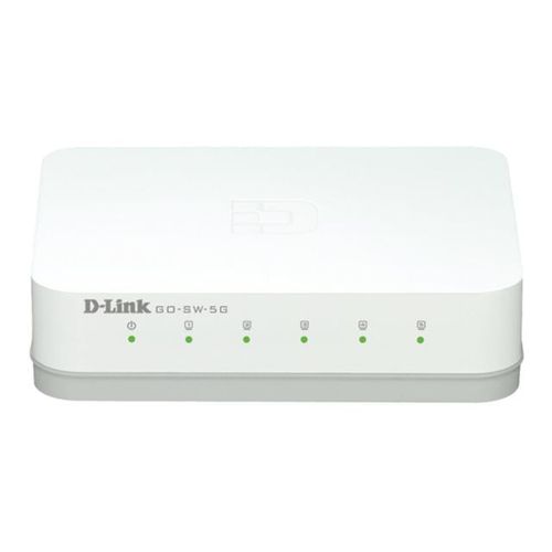 D-Link GO-SW-5G - Commutateur - non géré - 5 x 10/100/1000 - de bureau