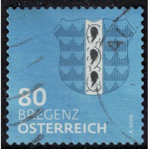 Autriche 2018 Oblitéré Used Blason De Bregenz Coat Of Arms Su