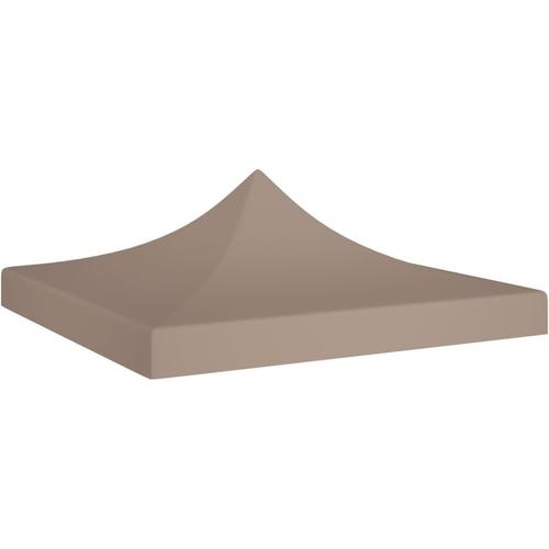 Toit De Tente De Réception 3x3 M Taupe 270 G/M2,Pelouses & Jardins,Vie En Extérieur,Structures Extérieures,Accessoires Pour Auvents & Abris,Baches De Auvents & Abris,Taupe,6.31 Lb,315321