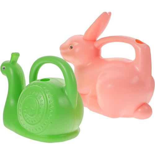 Couleur Assortie 2 Pièces Arrosoir De Dessin Animé Arrosoirs Pour Enfants Seau Darrosage Pour Enfants Jouets De Baignoire Pour Bébé Floral Bouilloire Plastique Tout-Petit Vaporisateur Pot De Fleur