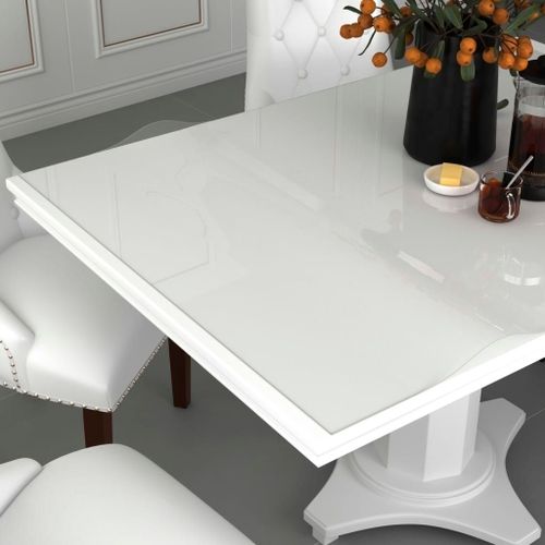 Vidaxl Protecteur De Table Transparent 140x90 Cm 2 Mm Pvc