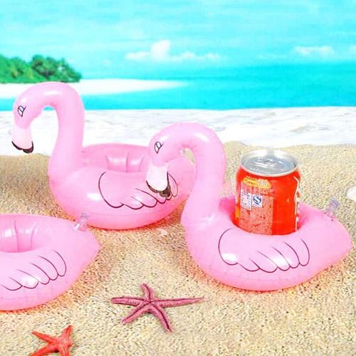 Gonflable Flottant boisson peut porte-gobelet piscine Flamingo licorne fun 15 C