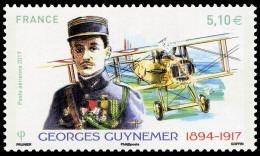 Georges Guynemer Pilote Français Année 2017 Poste Aérienne N° 81 Yvert Et Tellier Luxe