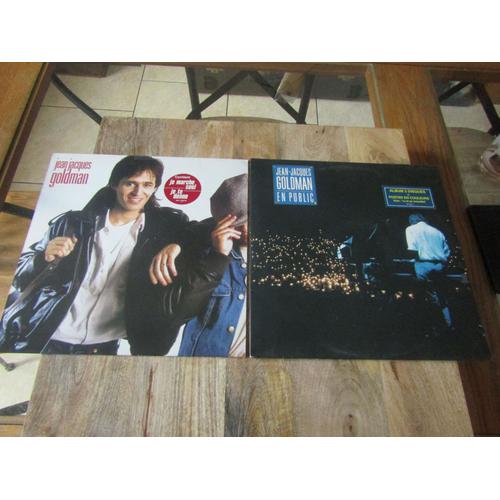 Lot Albums 33t Vinyle Jean Jacques Goldman (En Public 1986 - Non Homologue) - France