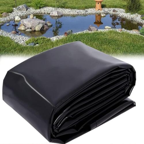 Noir Bache Bassin Epdm, Bache Pour Bassin, Bache D'étang Hdpe, Résistance À La Déchirure Bache Bassin Pour Étangs De Poisson, Bassin De Jardin(Size:1.5mx4m)