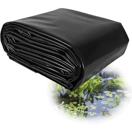 Uofgcru Bâche HDPE Pour Bassin Jardin - 0.2mm Résistant UV, Plusieurs Tailles (2x8m, 6x12m, Etc.)