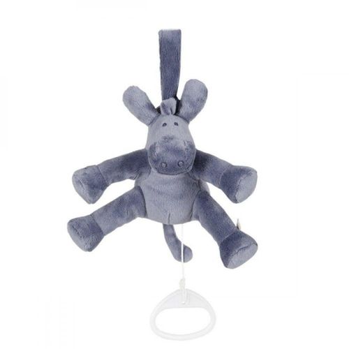 Doudou Mini Musical Ane Paco Bleu Ocean Noukie's Peluche Boite A Musique Jouet Eveil Bebe Naissance Noukies