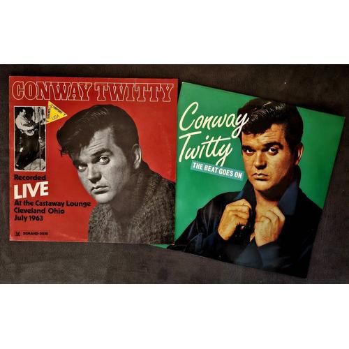 Lot De 2 Vinyles 33t Conway Twitty. Rare. Collector. Rock'n'roll Rockabilly Country