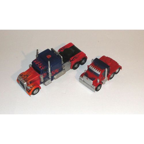 Camion Transformers Lot 2 Figurines Jouets Camion Optimus Prime De 13 Et 23 Cm Sonore