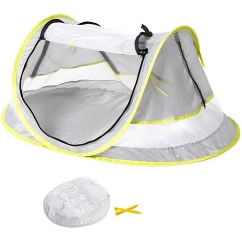 Tente De Plage Pour Bébé Abris De Soleil Uv Pour Bébé Tente De Lit De Jeu Avec 3 Chevilles Et Sac De Transport Pour Parasol De Plage Pour Bébé