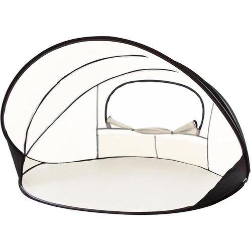 Crème Tente De Plage - Pop Up Xxl - Abris Anti Uv - 2-3 Personnes -Tente Anti Uv Bébé - Mise En Place En 2 Secondes - Avec Sac De Transport