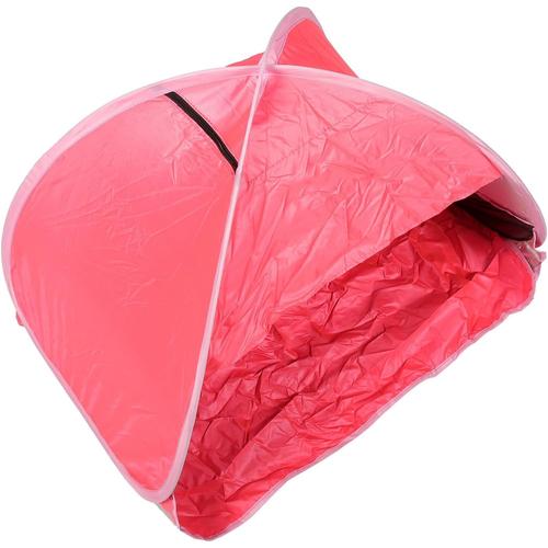 Comme Montré Abri De Parasol Automatique Tente De Camping Portative Canopée Pour Chat Tente À Ouverture Abri Brise Soleil Tente De Plage De Bébé Store Ouvrir Rapidement Polyester