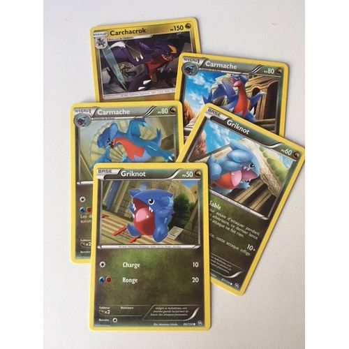 (1062) 2x Griknot + 2x Carmache + Carchacrok Pokemon