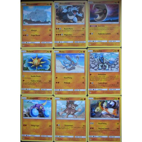 Ombres Ardentes - Lot De 9 Cartes Type Combat