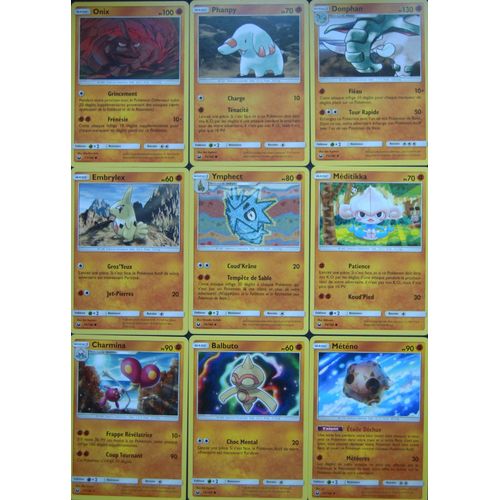 Tempête Céleste - Lot De 9 Cartes Type Combat
