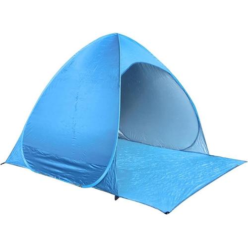 Bleu Ciel Tente De Plage Automatique Pare-Soleil En 2 Secondes Tente De Plage Ouverte Pour Éviter De Construire Tente De Plage Portable Tente De Camping Extérieur Tente Pour Plage Fête Camping Bleu