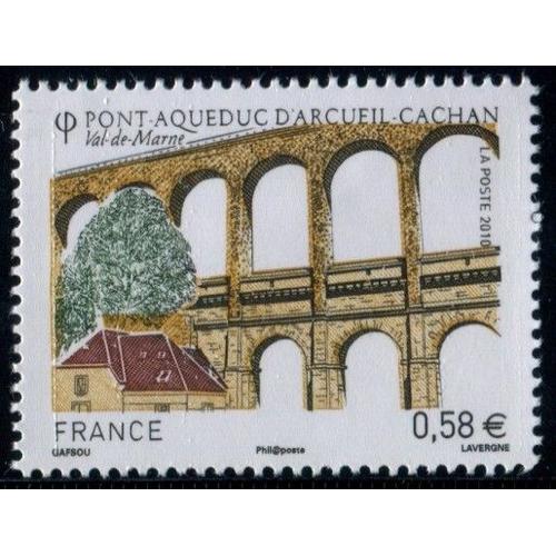 Pont-Aqueduc D'arcueil Cachan (Val De Marne) Année 2010 N° 4503 Yvert Et Tellier Luxe
