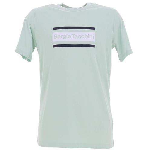 Tee Shirt Manches Courtes Sergio Tacchini Lared T-Shirt Vert D'eau