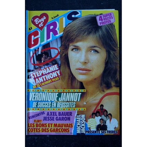 Boys Et Girls N° 248 Septembre 1984 Cover Johnny Hallyday Poster Michael Jackson Jeanne Mas Axel Bauer