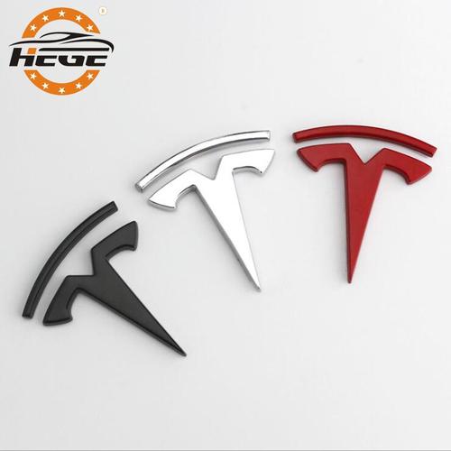  Autocollant d'insigne de Voiture, pour Tesla Model S Auto Autocollant  Insigne Le Signe de Voiture Sticker Insigne de Voiture Accessoires.,C