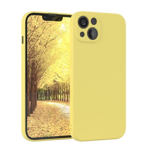 Jaym - Coque Silicone Jaune Pour [ Samsung Galaxy A15 4g / 5g ] - 100% Silicone Et Microfibre - Renforcée Et Ultra Doux