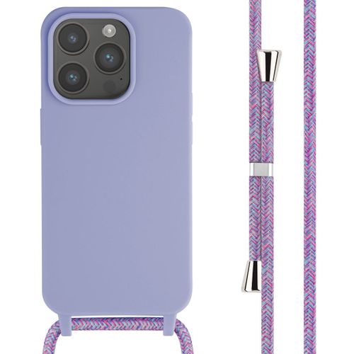 Imoshion Coque En Silicone Avec Cordon Iphone 15 Pro Violet