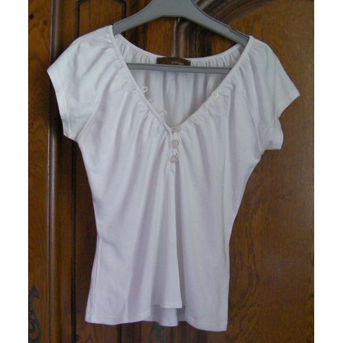 Top Blanc An'ge - Taille 34