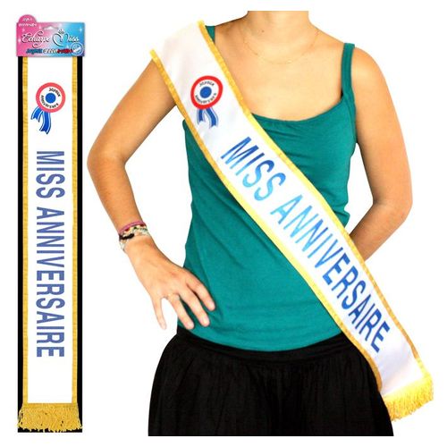 Echarpe Miss Anniversaire