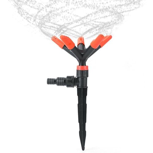 Arroseur rotatif 360° Efficacité et couverture totale Arroseur polyvalent réglable Arrosage du jardin