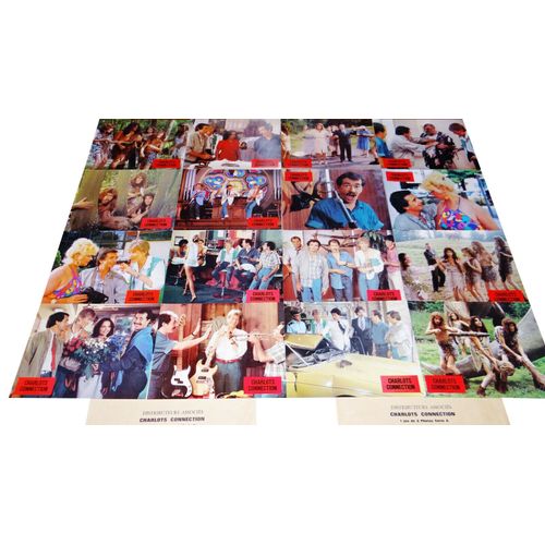 Charlots Connection - Jeu De 16 Photos D'exploitation Cinématographique - Format 20x30cm - De Jean Couturier Avec Gérard Rinaldi, Gérard Filipelli, Jean Sarrus, Alexandra Stewart - 1984