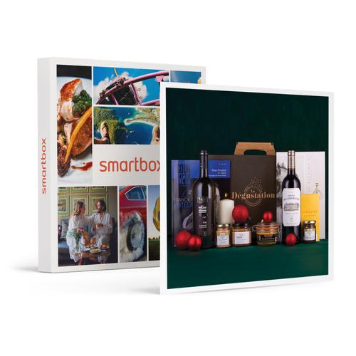 Coffret Allégresse : Spécialités Sucrées, Salées Et 2 Bouteilles De Vin, Livré À Domicile - Smartbox - Coffret Cadeau Gastronomie