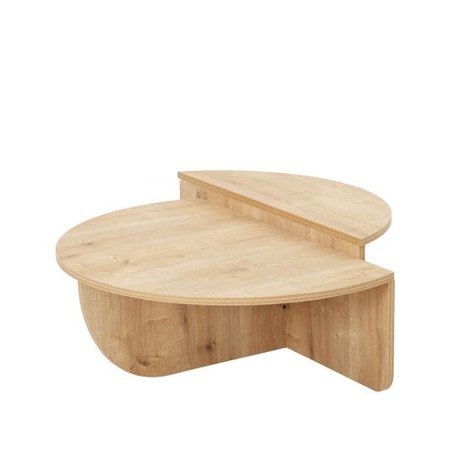 Table Basse Ronde Design En Bois Carlow